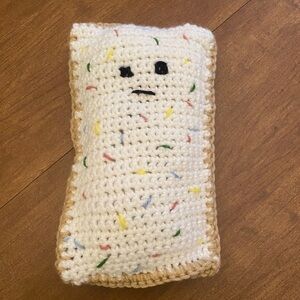 Hand made Crocheted Pop Tart inspired Stuffy/Plush